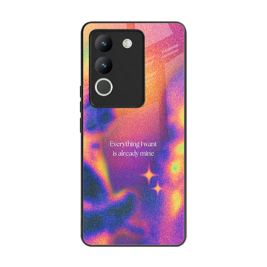 Already Mine back phone cover | glass case for vivo y200 5g