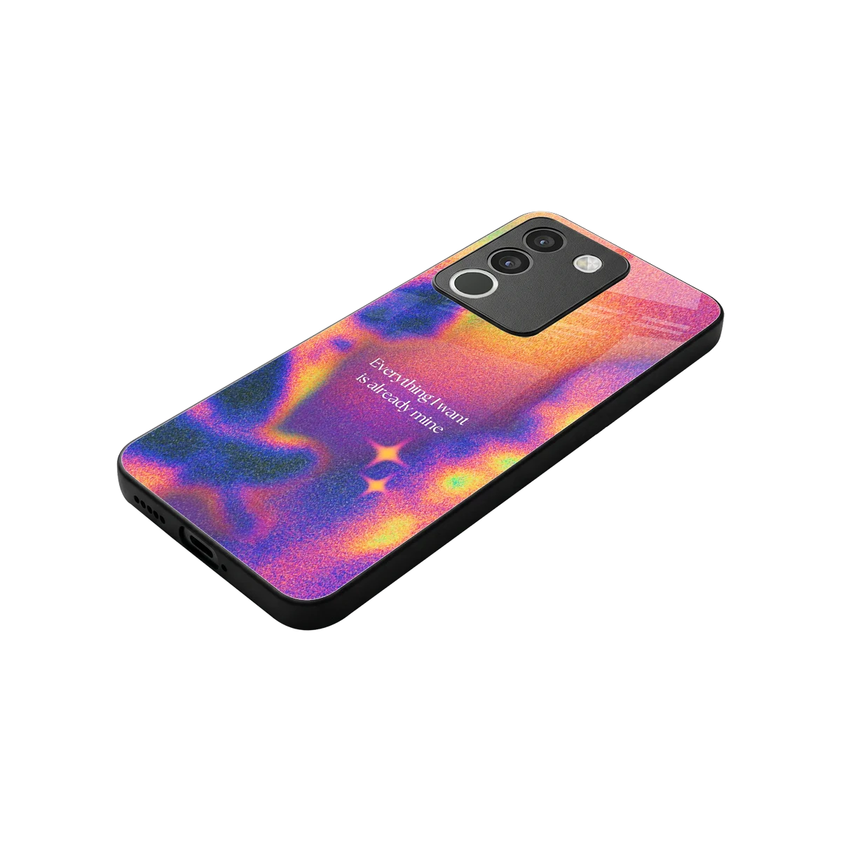 Already Mine stylish phone case for vivo y200 5g | glossy glass and slim fit
