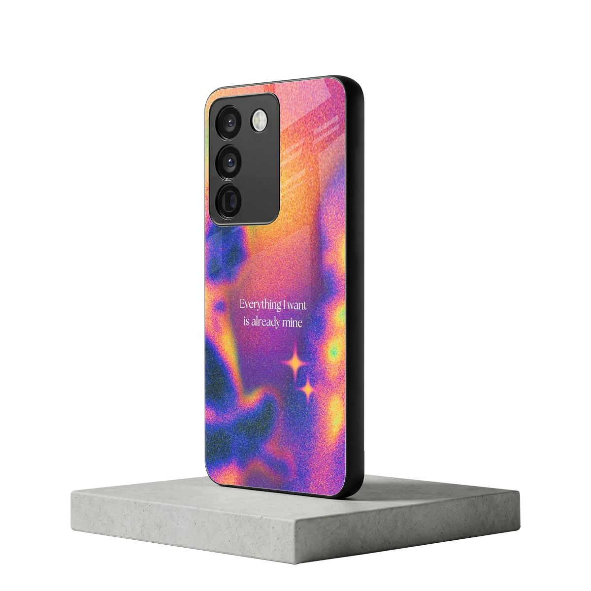 Already Mine vivo y200 5g mobile cover | shockproof glass phone case