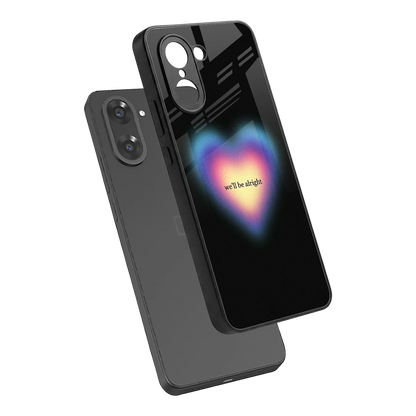 Alright Always sleek oneplus nord ce5 5g cover with tempered glass back and TPU edges