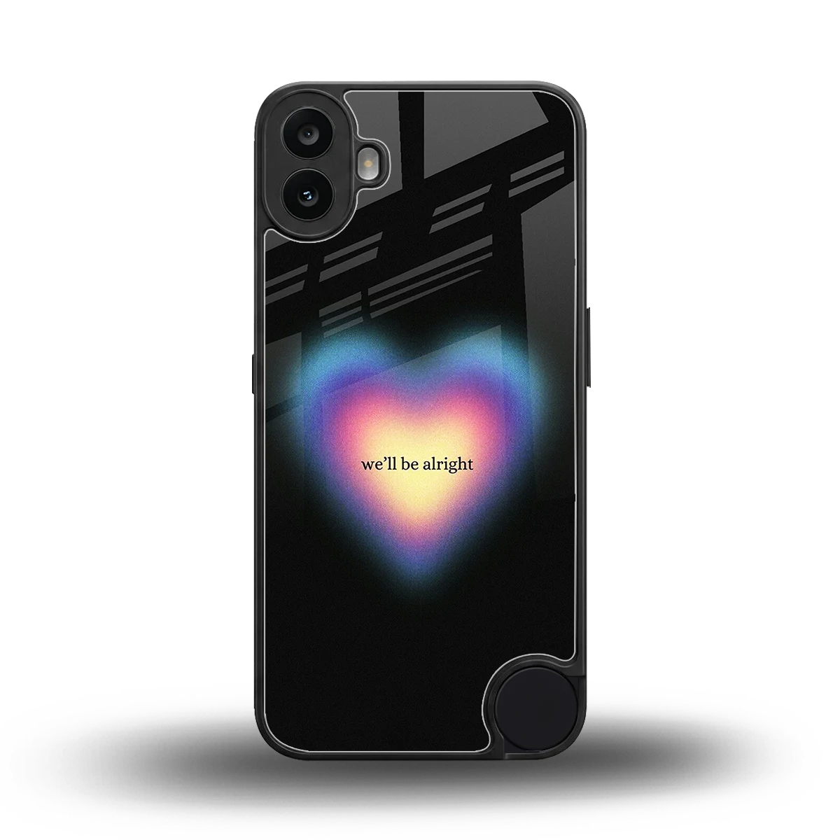 Alright Always back phone cover | glass case for cmf nothing phone 1