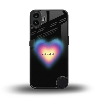Alright Always back phone cover | glass case for cmf nothing phone 1