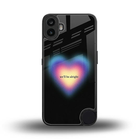 Alright Always back phone cover | glass case for cmf nothing phone 1