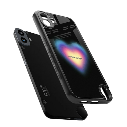 Alright Always sleek cmf nothing phone 1 cover with tempered glass back and TPU edges