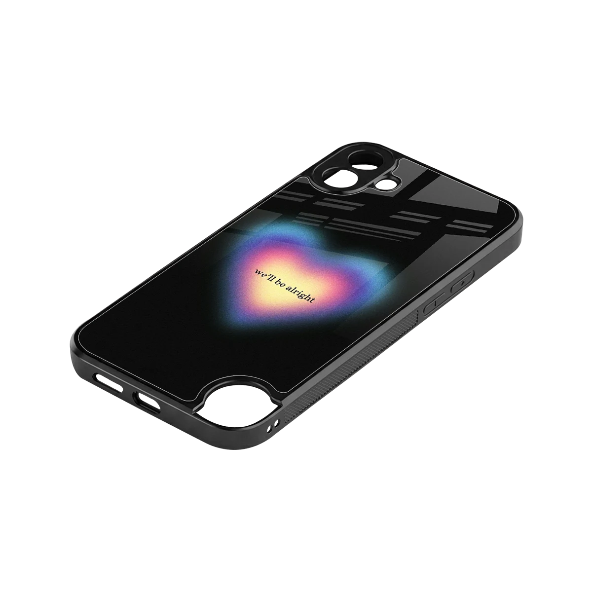 Alright Always stylish phone case for cmf nothing phone 1 | glossy glass and slim fit