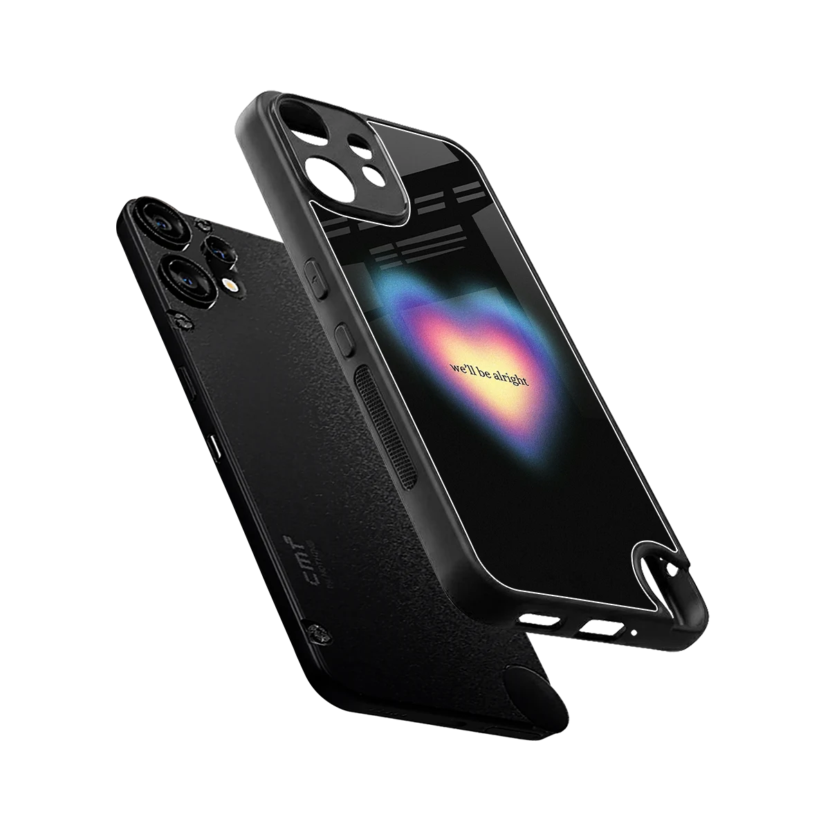 Alright Always sleek cmf nothing phone 2 pro cover with tempered glass back and TPU edges