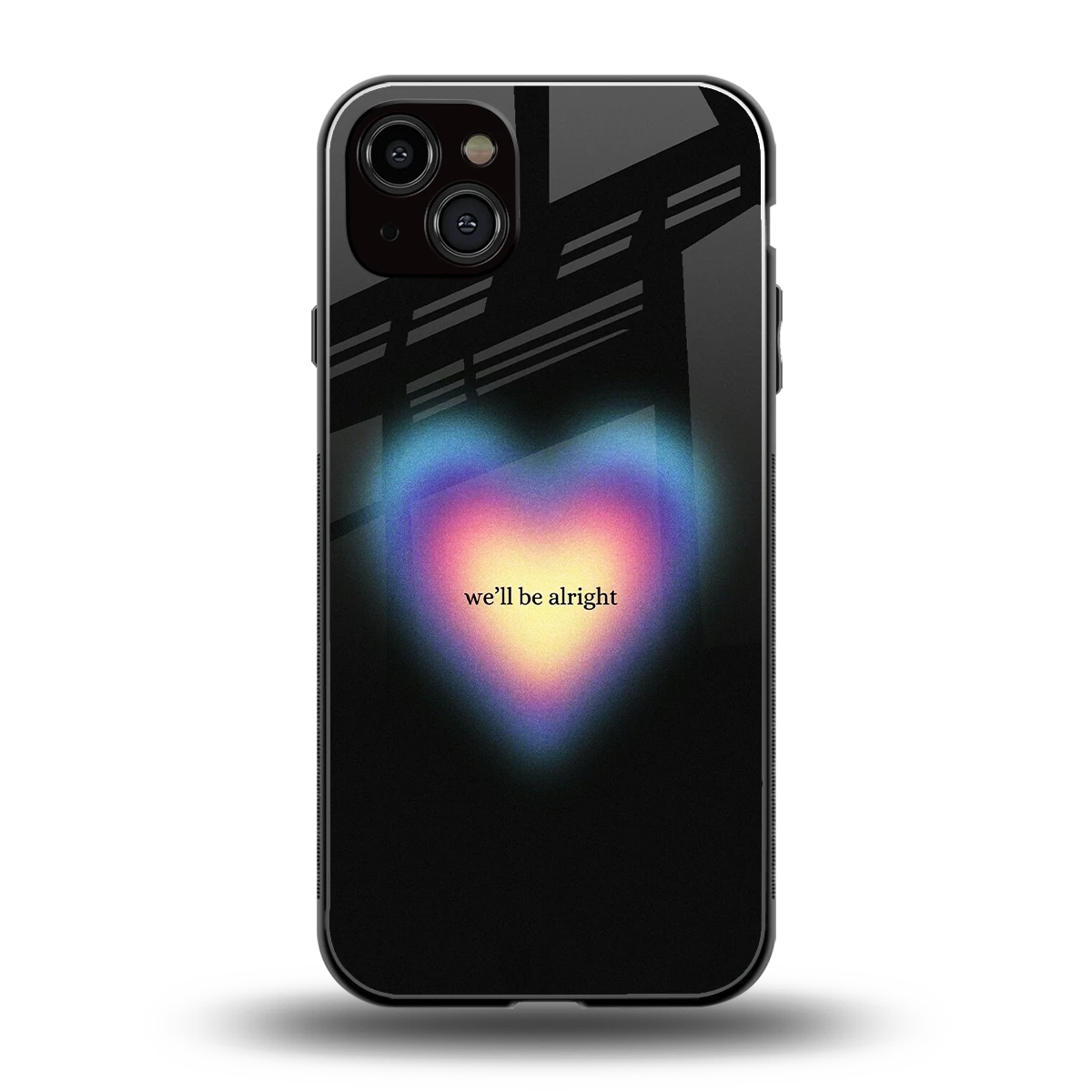 Alright Always back phone cover | glass case for iphone 14 plus