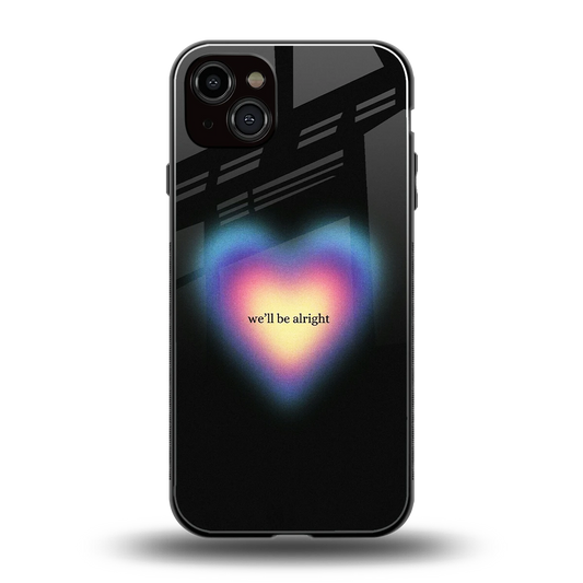 Alright Always back phone cover | glass case for iphone 14 plus