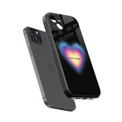 Alright Always sleek iphone 14 plus cover with tempered glass back and TPU edges