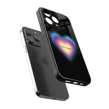 Alright Always sleek iphone 15 pro max cover with tempered glass back and TPU edges