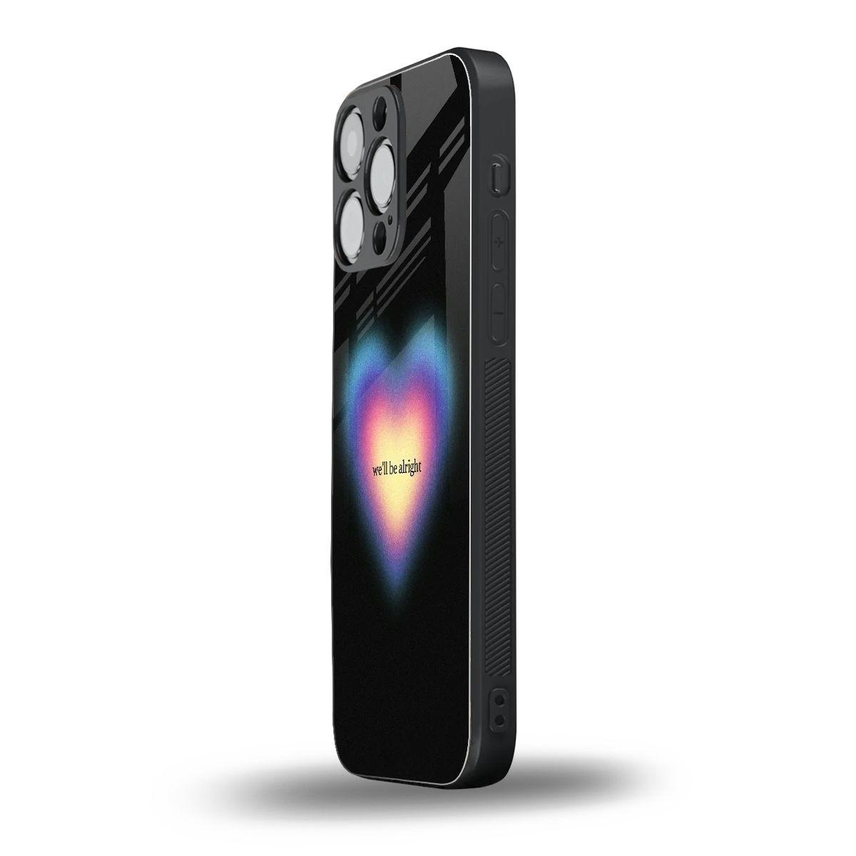 Alright Always iphone 15 pro max mobile cover | shockproof glass phone case
