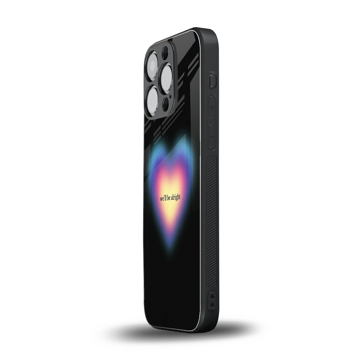 Alright Always iphone 15 pro mobile cover | shockproof glass phone case