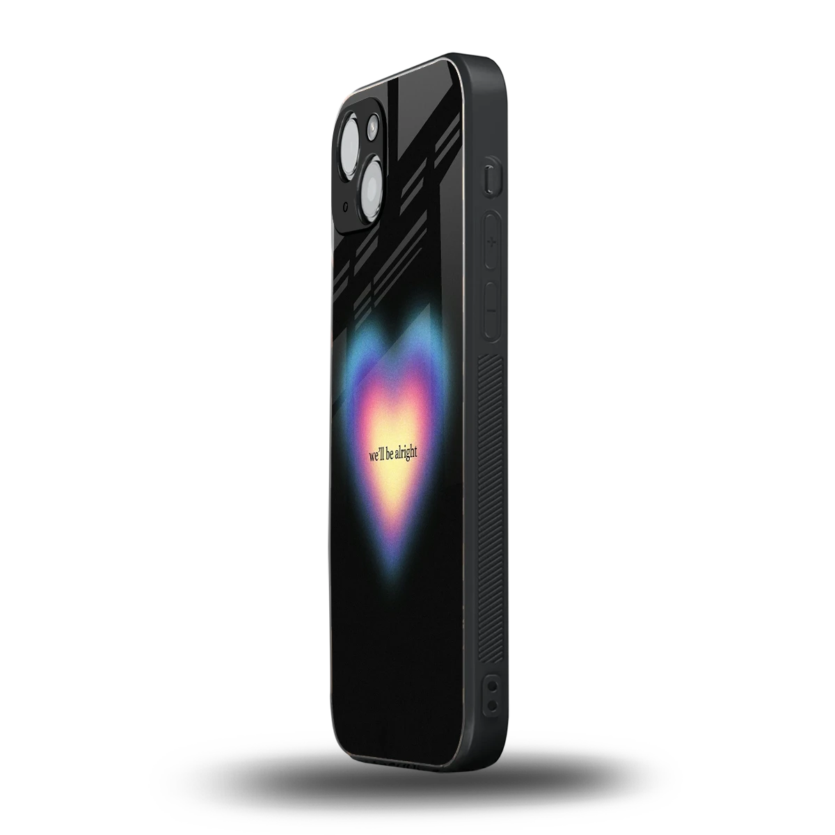 Alright Always iphone 15 mobile cover | shockproof glass phone case