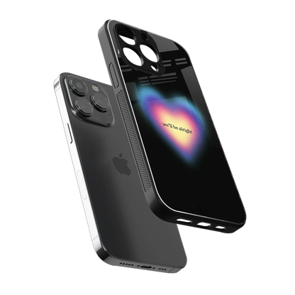 Alright Always sleek iphone 15 pro cover with tempered glass back and TPU edges
