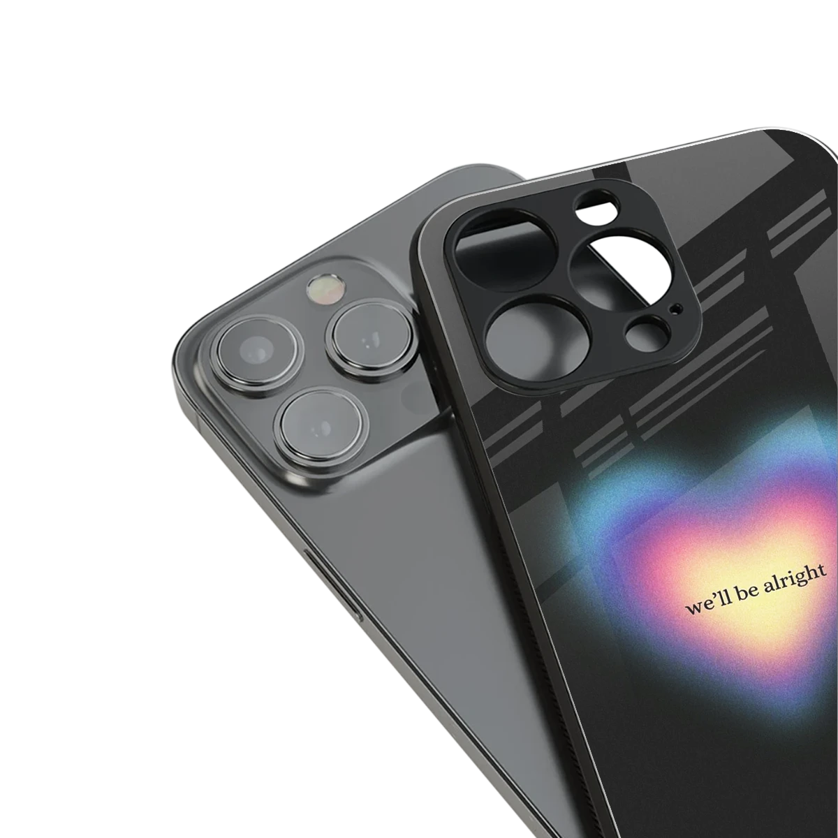 Alright Always stylish phone case for iphone 15 pro | glossy glass and slim fit