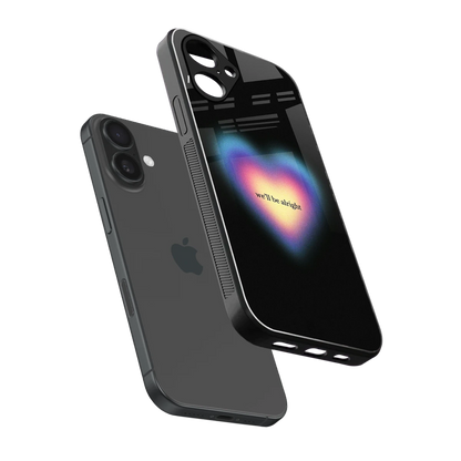 Alright Always sleek iPhone 16 cover with tempered glass back and TPU edges