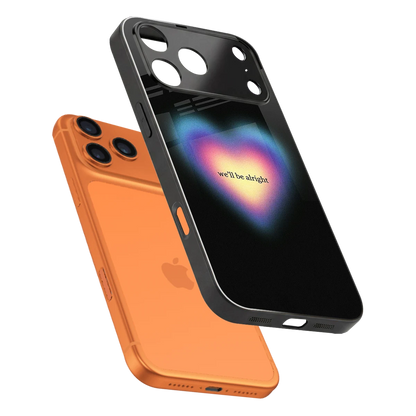Alright Always sleek iphone 17 pro cover with tempered glass back and TPU edges