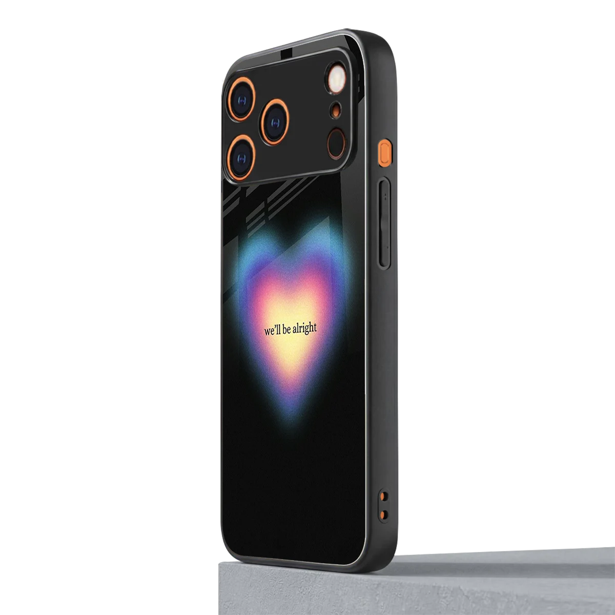 Alright Always iphone 17 pro mobile cover | shockproof glass phone case