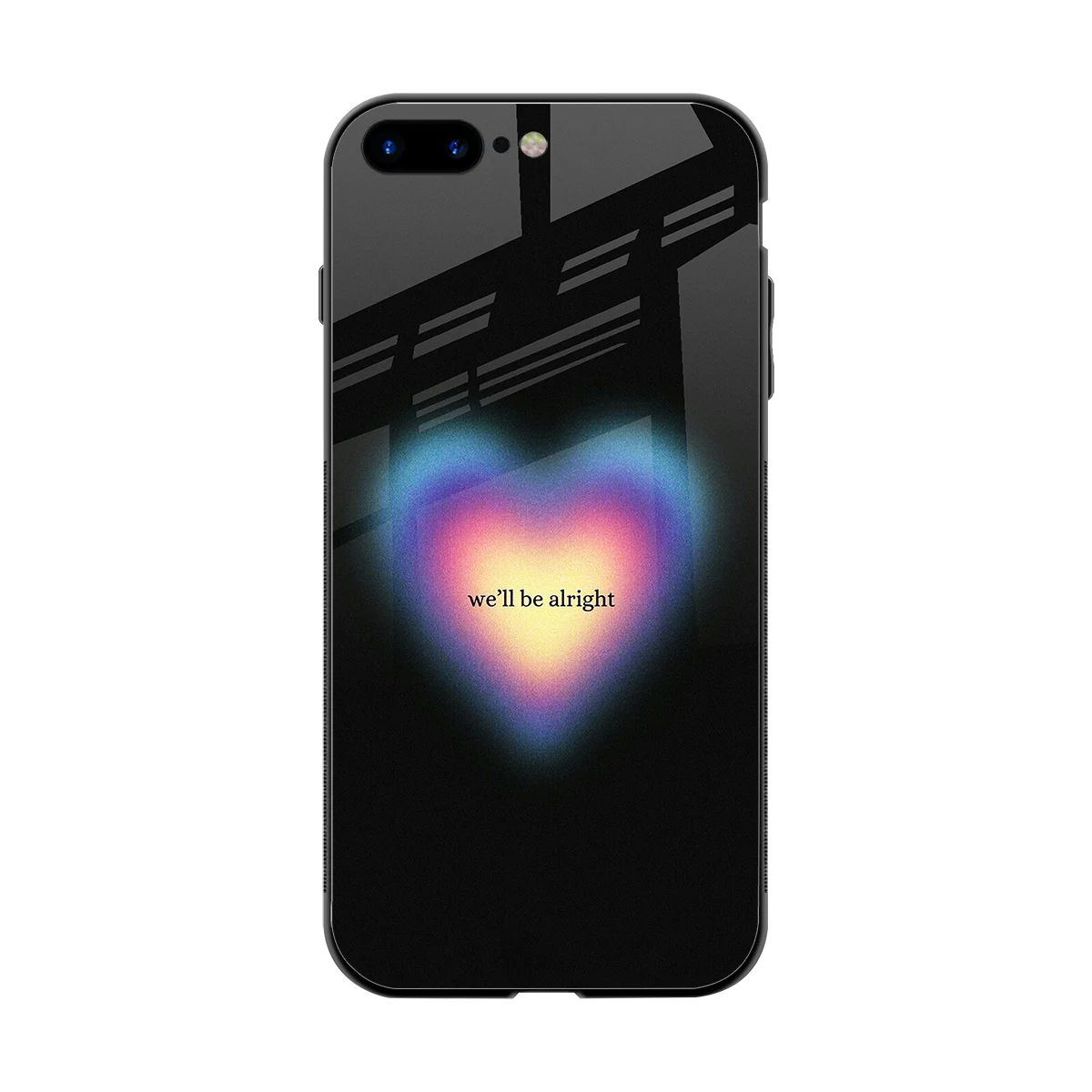 Alright Always back phone cover | glass case for iphone 8 plus
