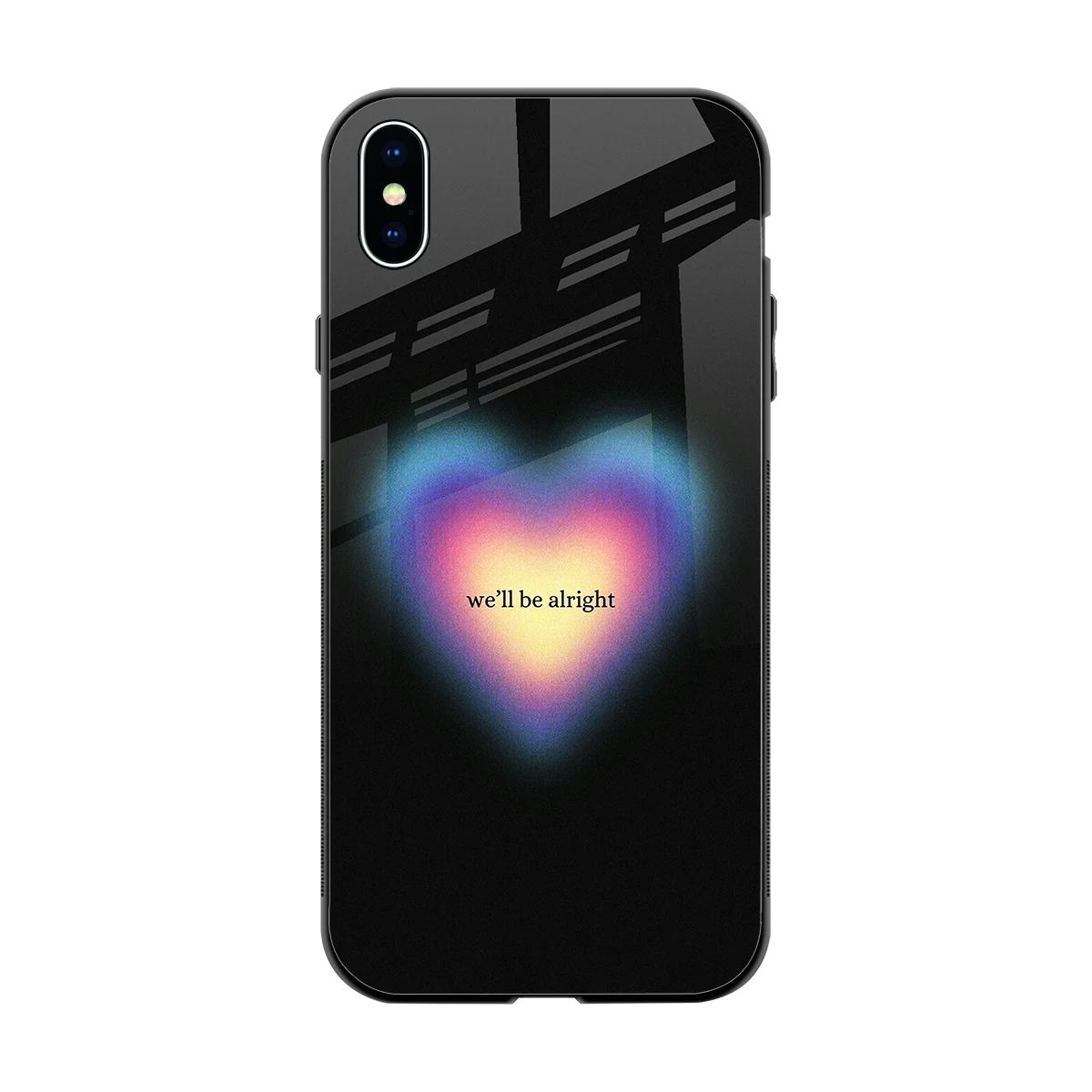 Alright Always back phone cover | glass case for iphone xs max