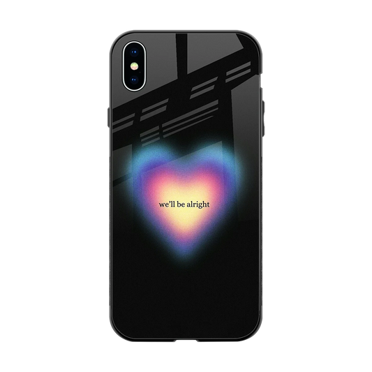 Alright Always back phone cover | glass case for iphone xs max