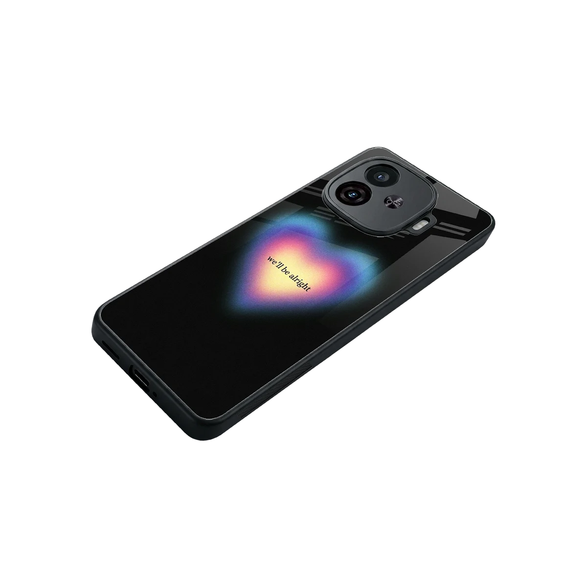 Alright Always stylish phone case for iqoo neo 10r 5g | glossy glass and slim fit