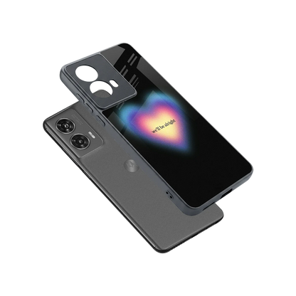 Alright Always sleek motorola edge 50 fusion cover with tempered glass back and TPU edges