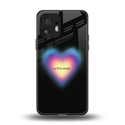 Alright Always back phone cover | glass case for nothing phone 2