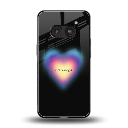 Alright Always back phone cover | glass case for nothing phone 2a plus