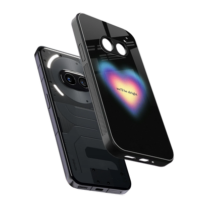 Alright Always sleek nothing phone 2a cover with tempered glass back and TPU edges