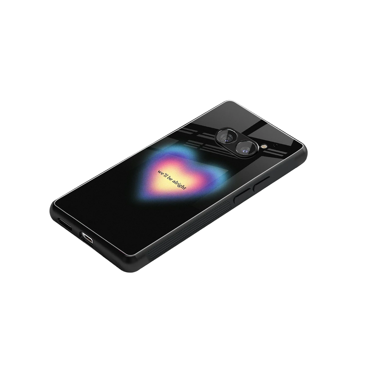 Alright Always stylish phone case for nothing phone 2a | glossy glass and slim fit