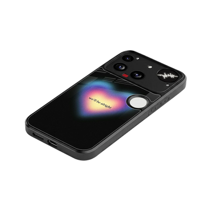 Alright Always stylish phone case for nothing phone 3 | glossy glass and slim fit