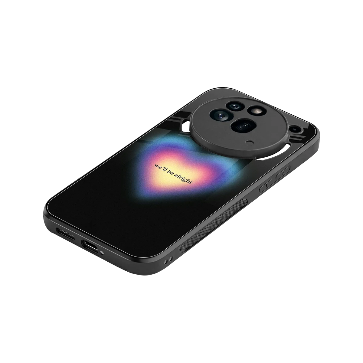 Alright Always stylish phone case for nothing phone 3a pro | glossy glass and slim fit