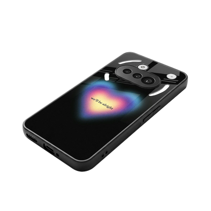Alright Always stylish phone case for nothing phone 3a | glossy glass and slim fit