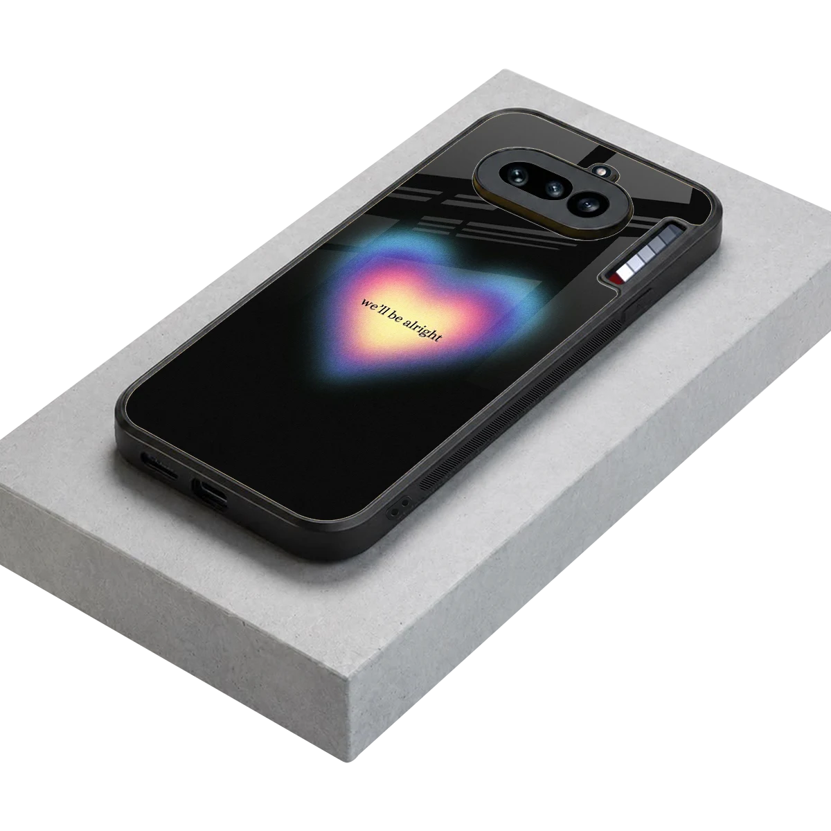 Alright Always stylish phone case for nothing phone 4a | glossy glass and slim fit