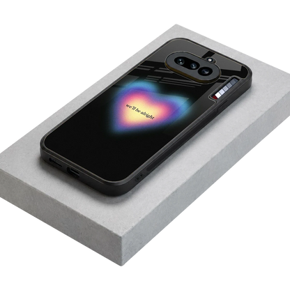 Alright Always stylish phone case for nothing phone 4a | glossy glass and slim fit