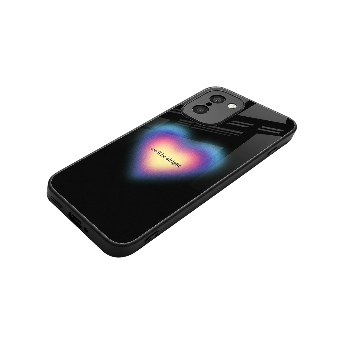 Alright Always stylish phone case for oneplus 15r | glossy glass and slim fit