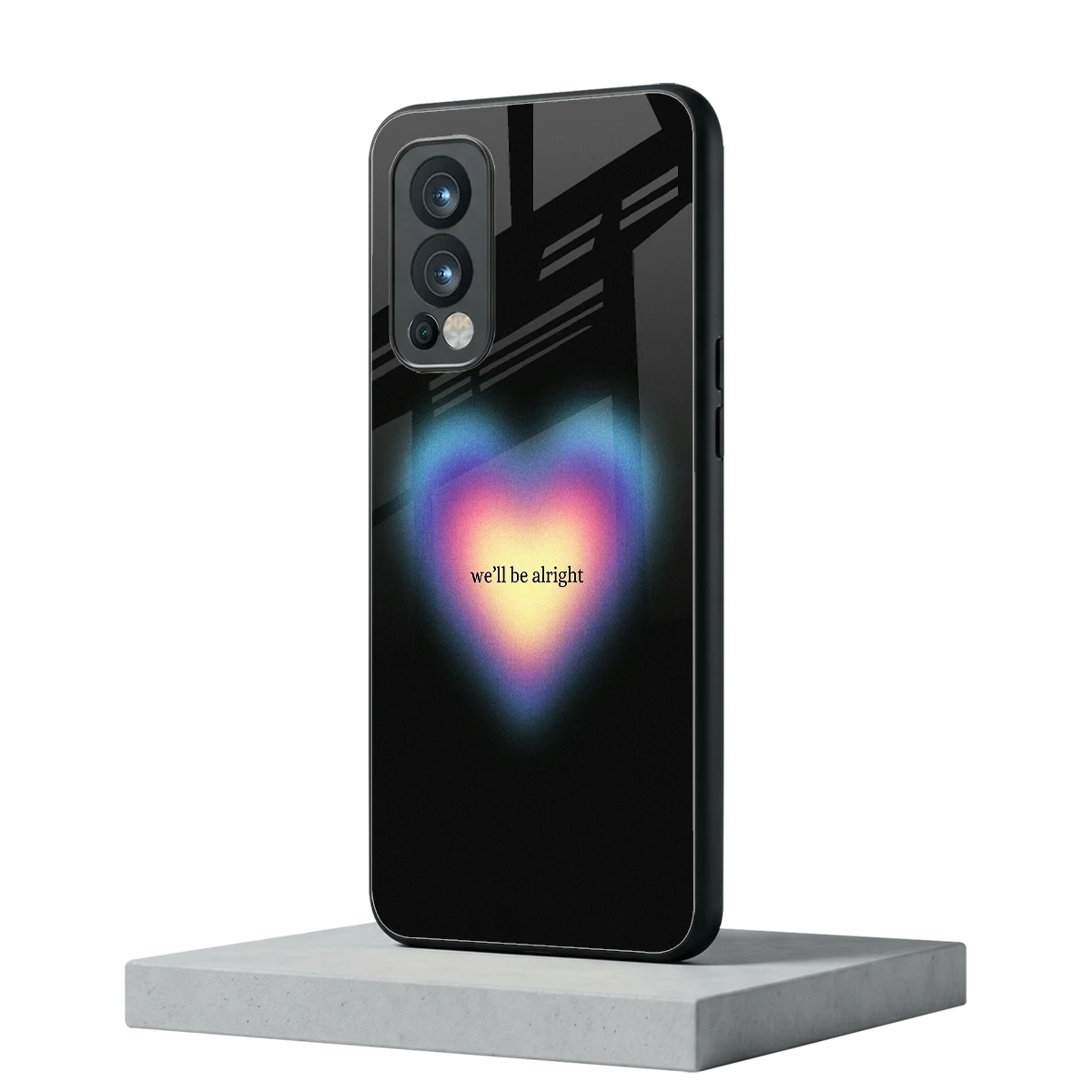 Alright Always oneplus nord 2 mobile cover | shockproof glass phone case