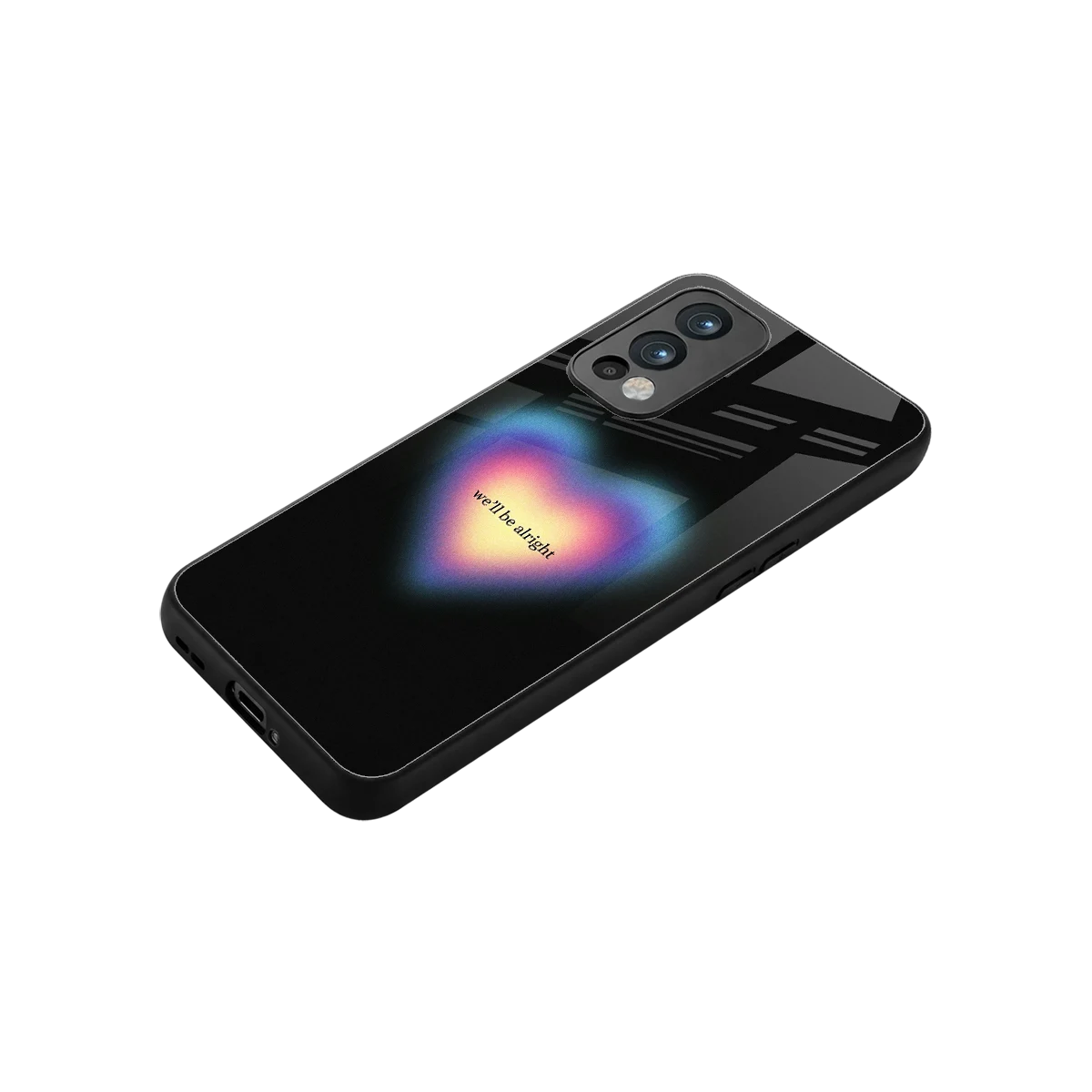 Alright Always stylish phone case for oneplus nord 2 | glossy glass and slim fit