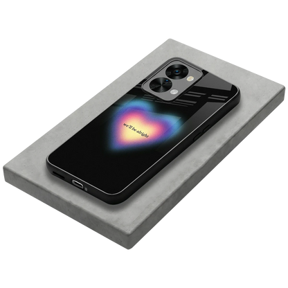 Alright Always stylish phone case for oneplus nord 2t | glossy glass and slim fit