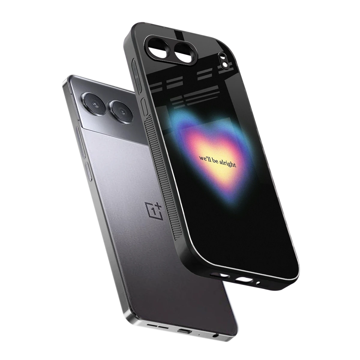 Alright Always sleek oneplus nord 4 cover with tempered glass back and TPU edges