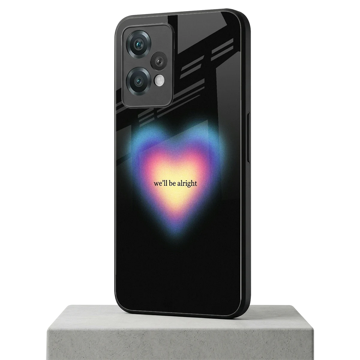 Alright Always oneplus nord ce 2 lite mobile cover | shockproof glass phone case