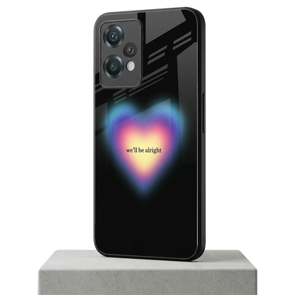 Alright Always oneplus nord ce 2 lite mobile cover | shockproof glass phone case