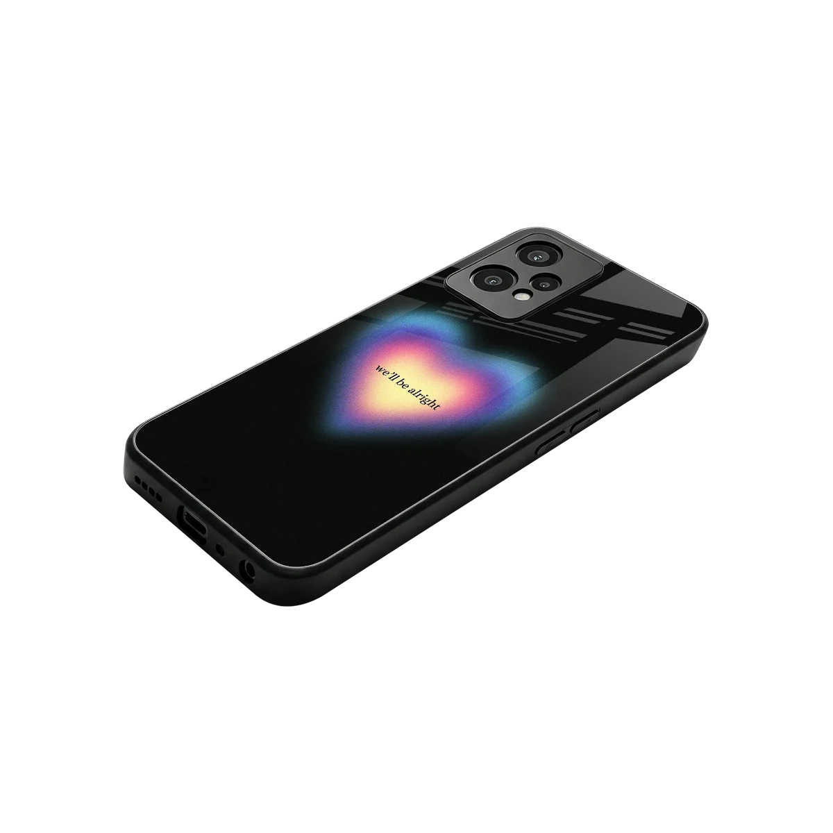 Alright Always stylish phone case for oneplus nord ce 2 lite | glossy glass and slim fit