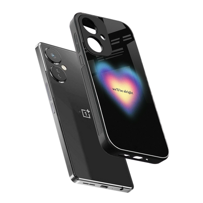 Alright Always sleek oneplus nord ce 3 cover with tempered glass back and TPU edges