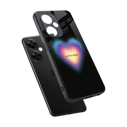 Alright Always sleek oneplus nord ce 3 lite cover with tempered glass back and TPU edges