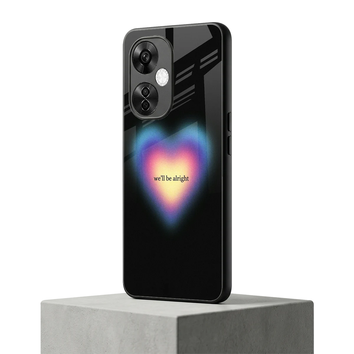 Alright Always oneplus nord ce 3 lite mobile cover | shockproof glass phone case