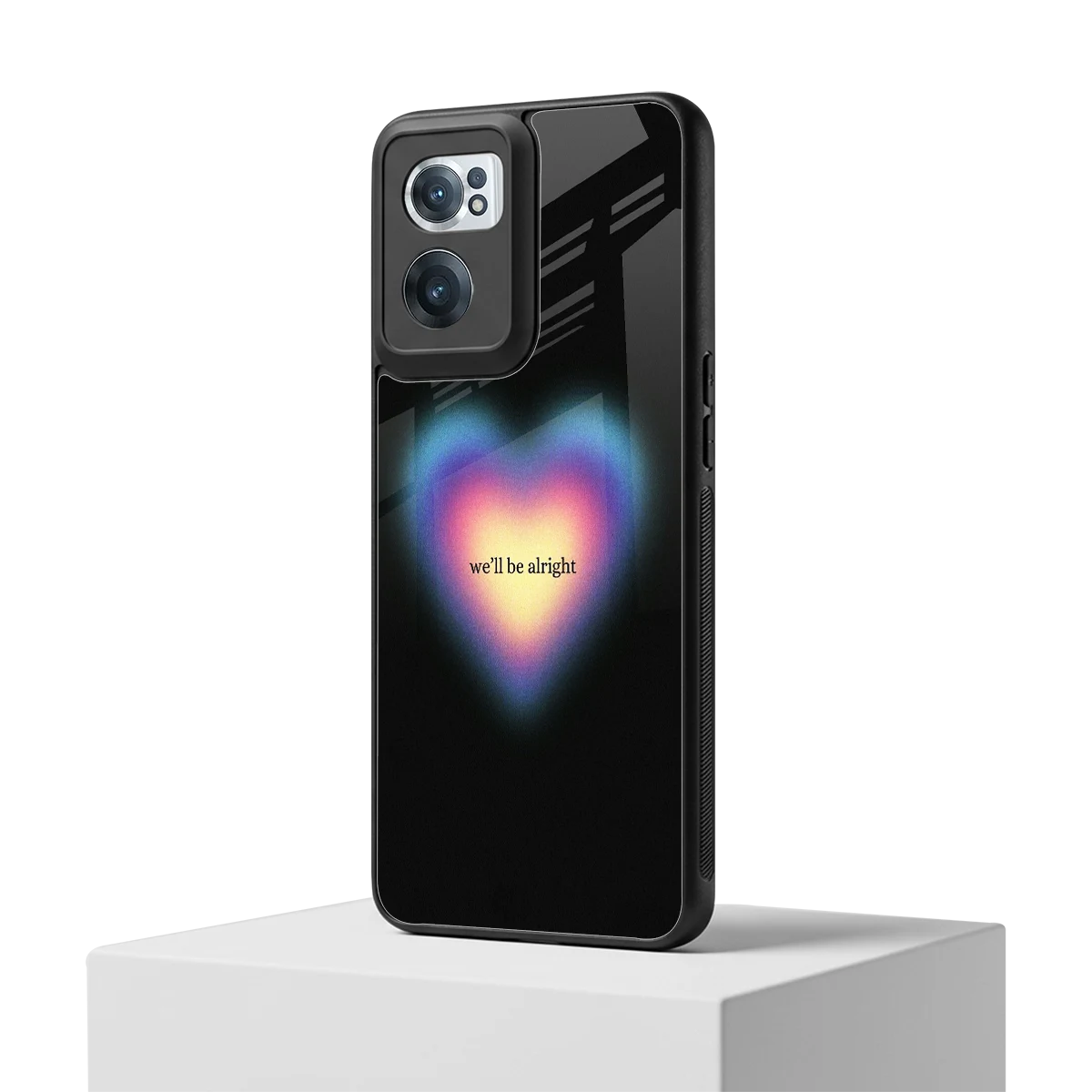 Alright Always oneplus nord ce 2 mobile cover | shockproof glass phone case