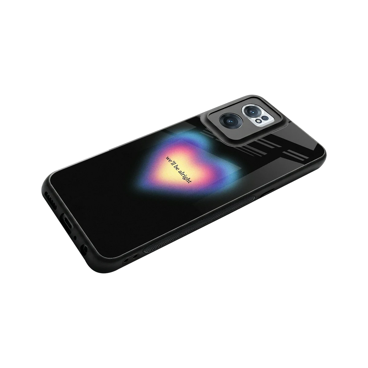 Alright Always stylish phone case for oneplus nord ce 2 | glossy glass and slim fit