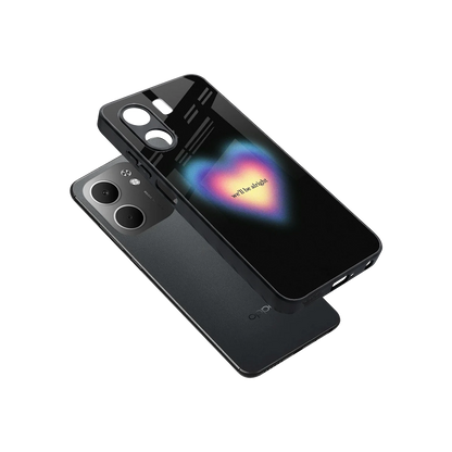 Alright Always sleek oppo a5x 5g cover with tempered glass back and TPU edges
